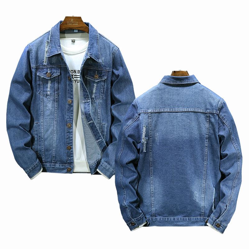 Men s Trendy Slim-Fit Frayed Denim Jacket - Versatile Spring/Autumn Style XXL
Men s Trendy Slim-Fit Frayed Denim Jacket - Versatile Spring/Autumn Style XXL