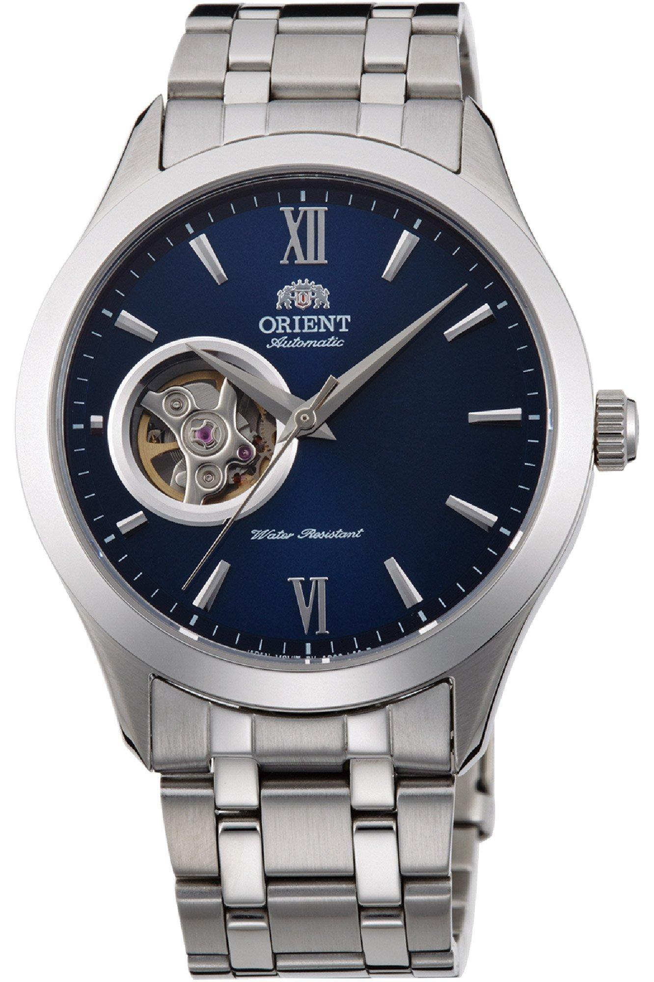 Orient Open Heart Men s Automatic Manual Winding Mechanical Classic Steel Band Skeleton Dial Wrist Watch, Blue, Bracelet
Orient Open Heart Men s Automatic Manual Winding Mechanical Classic Steel Band Skeleton Dial Wrist Watch, Blue, Bracelet
