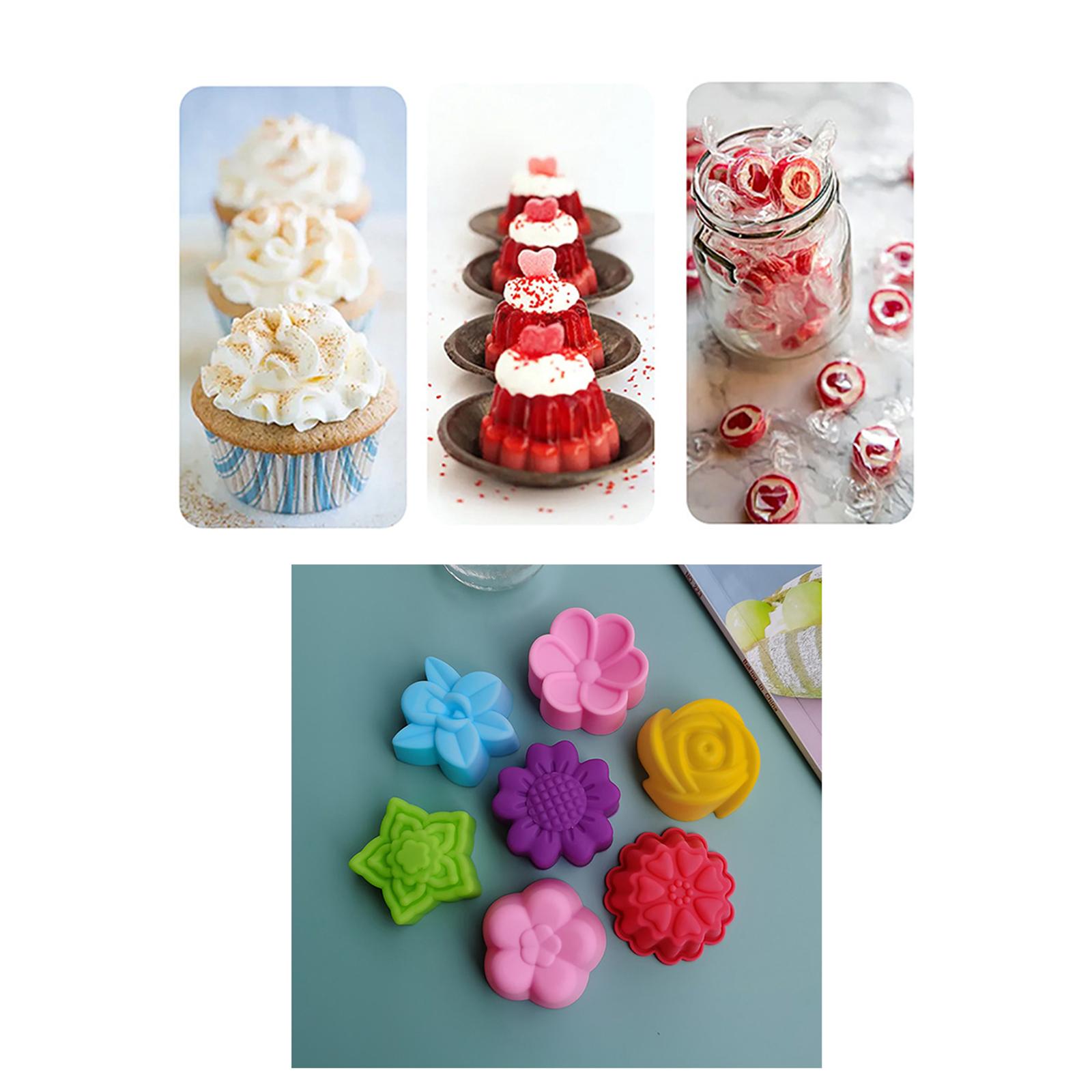 Set of 6 Floral Cake Molds Exquisite Flower Shaped Silicone Baking Forms Durable Baking Moulds Easy to Use for Dessert A
Set of 6 Floral Cake Molds Exquisite Flower Shaped Silicone Baking Forms Durable Baking Moulds Easy to Use for Dessert A