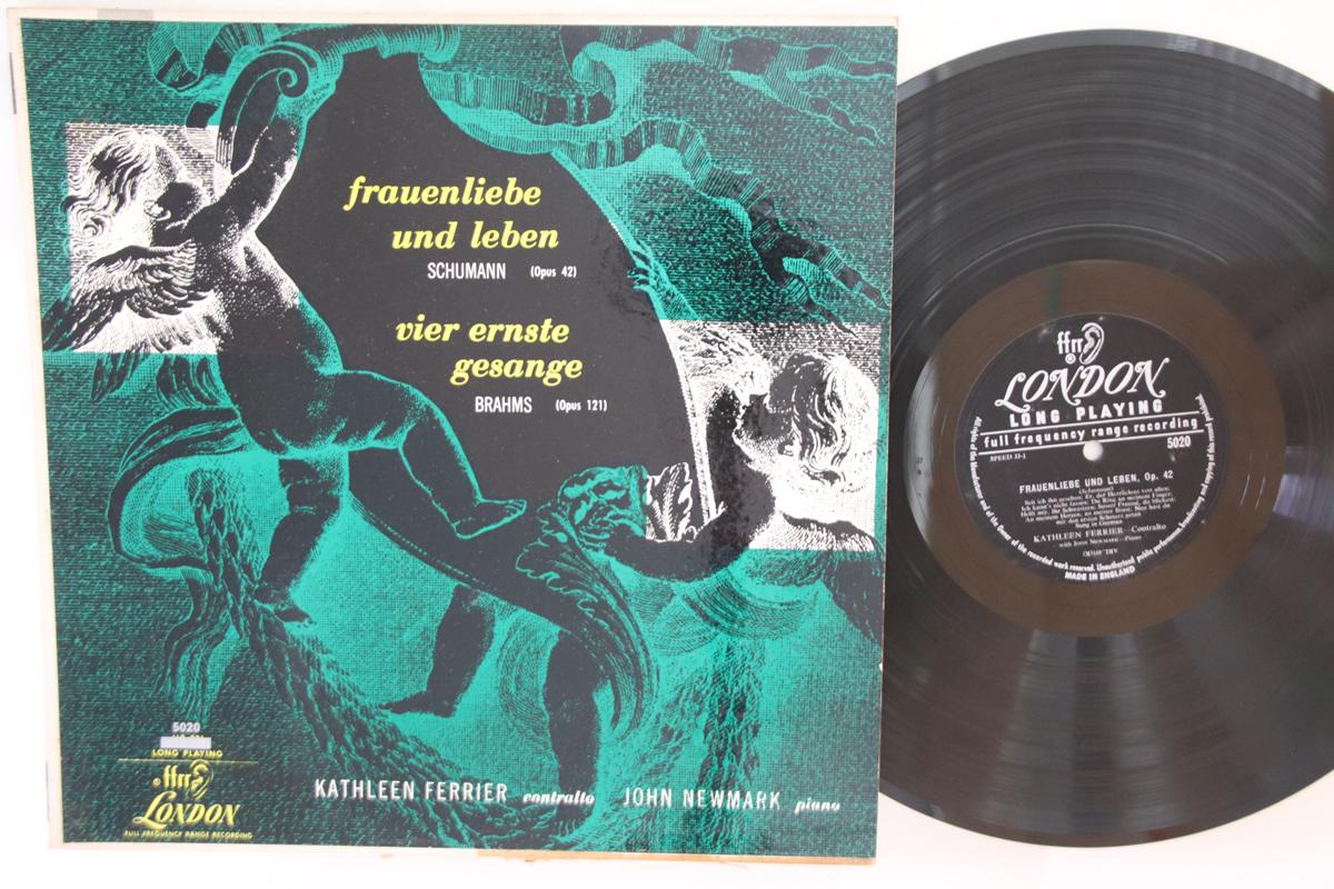 LP Record KATHLEEN FERRIER, JOHN NEWMARK - Schumann / Brahms - Frauenliebe Und 5020 LONDON UK Classical Used
LP Record KATHLEEN FERRIER, JOHN NEWMARK - Schumann / Brahms - Frauenliebe Und 5020 LONDON UK Classical Used