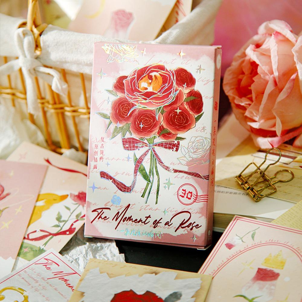 30Pcs Love Rose Valentine Cards Greeting Cards Flower Postcard Set Valentines Day Gift Anniversary 30Pcs
30Pcs Love Rose Valentine Cards Greeting Cards Flower Postcard Set Valentines Day Gift Anniversary 30Pcs