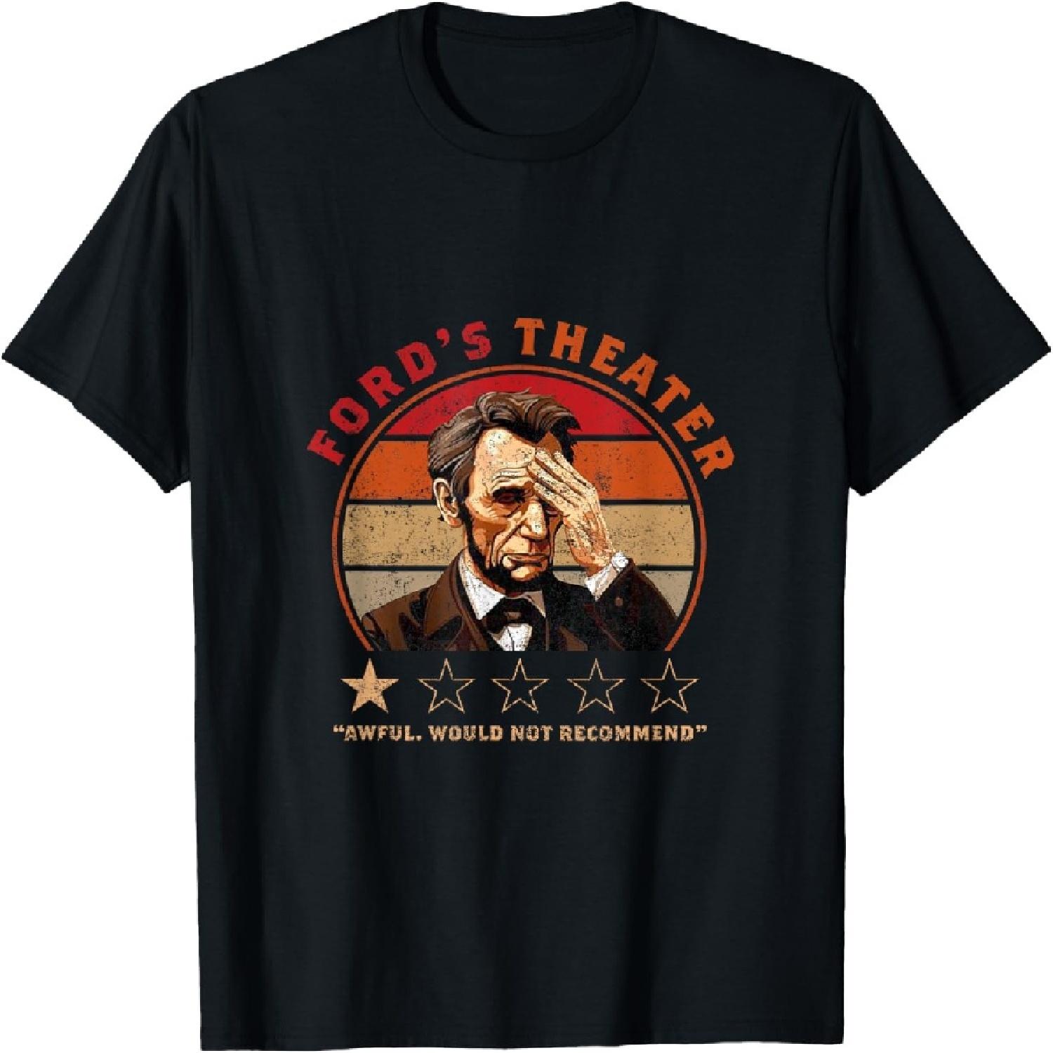 Ford s Theater Presidential History Abe Lincoln Funny T-Shirt XXXXXL різнокольоровий
Ford s Theater Presidential History Abe Lincoln Funny T-Shirt XXXXXL різнокольоровий