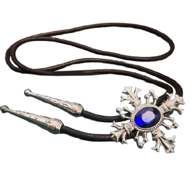 Alloy Rhinestone Buckle Decor Bolo Tie for Men Women Bridegroom Wedding Necklace 1 королівський синій колір
Alloy Rhinestone Buckle Decor Bolo Tie for Men Women Bridegroom Wedding Necklace 1 королівський синій колір
