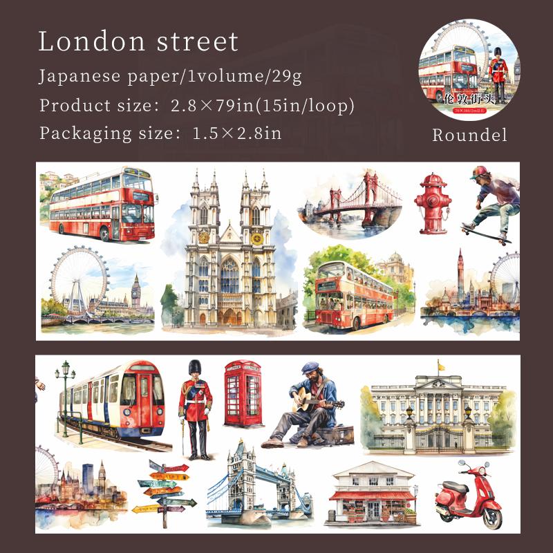 70mm*2m Vintage Car Street View Character Material Collage Decorative Washi Tape Creative DIY Journal Scrapbooking Stationery
70mm*2m Vintage Car Street View Character Material Collage Decorative Washi Tape Creative DIY Journal Scrapbooking Stationery