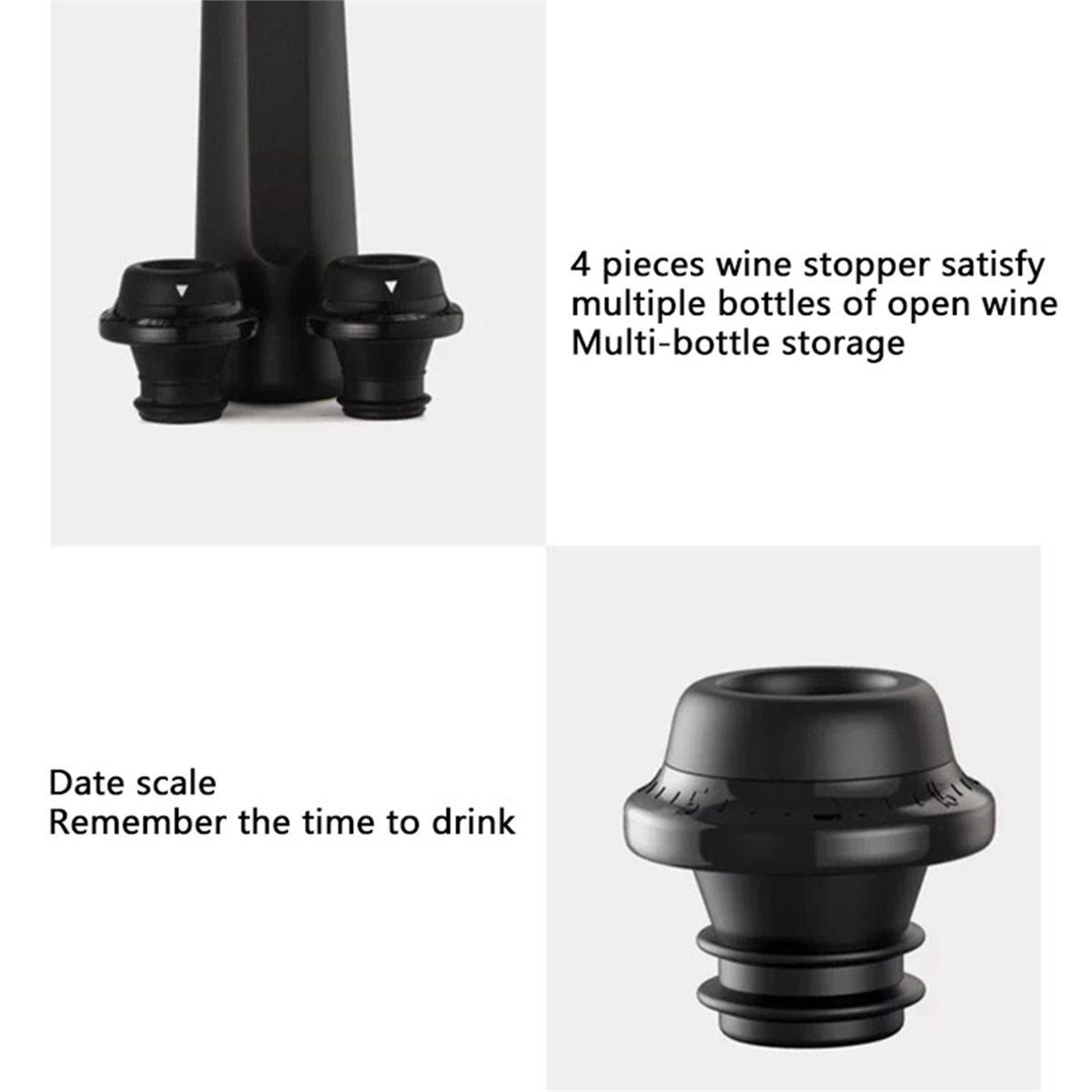 2026 New Vacuum Wine Stoppers Vacuum Pump Manual Wine Stoppers with 4 Reusable Wine Bottle Stoppers Sealer Keeps Wine China Mainland
2026 New Vacuum Wine Stoppers Vacuum Pump Manual Wine Stoppers with 4 Reusable Wine Bottle Stoppers Sealer Keeps Wine China Mainland