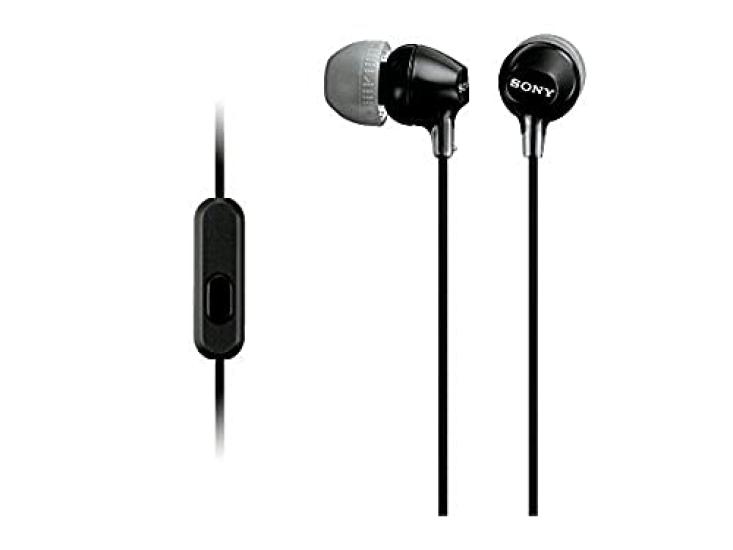 Sony Earphones type with remote control and B x 2 MDR-EX15AP In-ear microphone, black, MDR-EX15AP
Sony Earphones type with remote control and B x 2 MDR-EX15AP In-ear microphone, black, MDR-EX15AP