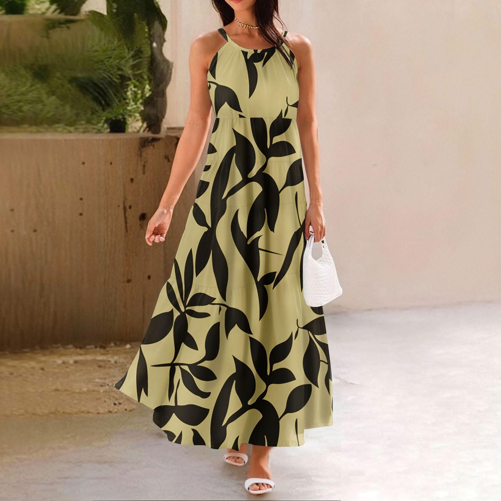 Жіночий літній повсякденний модний сарафан без рукавів на бретелях M жовтий
Жіночий літній повсякденний модний сарафан без рукавів на бретелях M жовтий