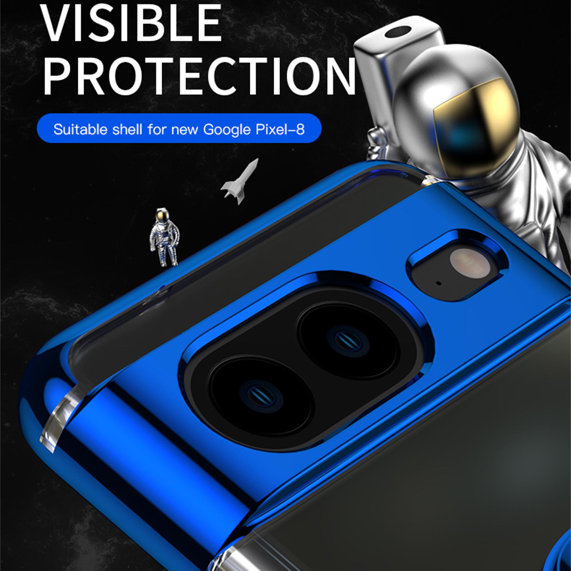 For Google Pixel 8 Pro Electroplating TPU Phone Case Anti-scratch Cover with Ring Kickstand Rose Gold
For Google Pixel 8 Pro Electroplating TPU Phone Case Anti-scratch Cover with Ring Kickstand Rose Gold