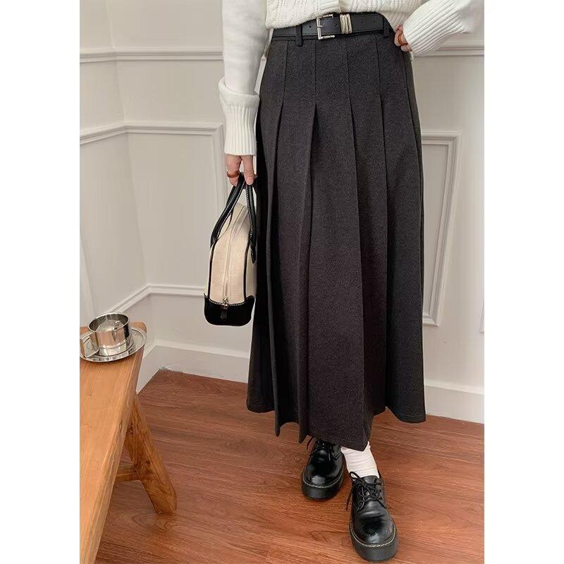 American Plus Size Fashionable High-Waist Woolen Pleated Skirt - Academy Style, Slimming & Anti-Exposure, Korean Inspired. S серый
American Plus Size Fashionable High-Waist Woolen Pleated Skirt - Academy Style, Slimming & Anti-Exposure, Korean Inspired. S серый