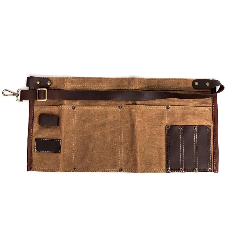 Cross-border Waxed Canvas Multi-pocket Tool Waist Bag for Gardening and Woodworking хакі
Cross-border Waxed Canvas Multi-pocket Tool Waist Bag for Gardening and Woodworking хакі