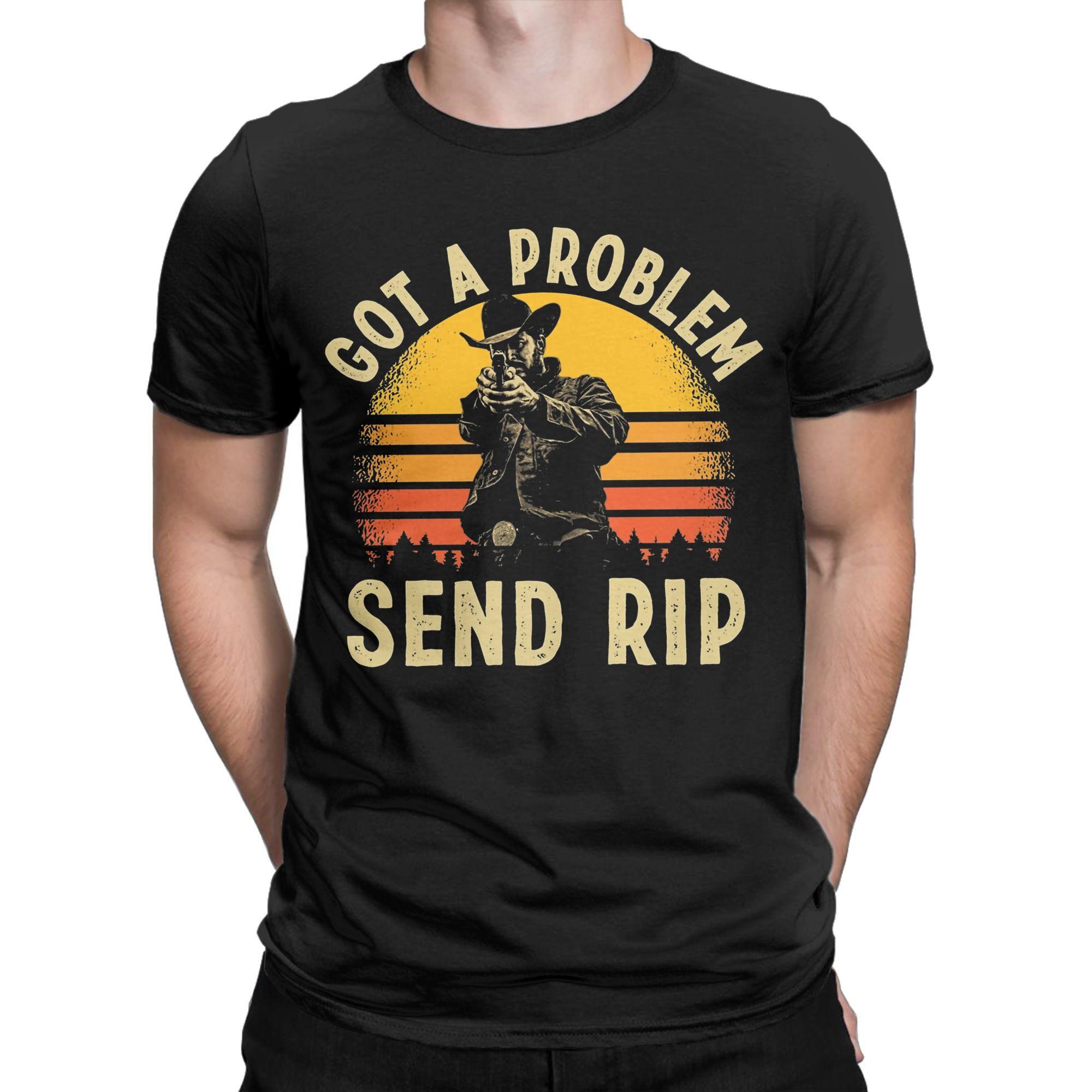Got a Problem Send RIP Yellowstone T Shirt Men Pure Cotton Novelty T-Shirt O Neck Tees Short Sleeve Clothing Birthday Gift S чёрный
Got a Problem Send RIP Yellowstone T Shirt Men Pure Cotton Novelty T-Shirt O Neck Tees Short Sleeve Clothing Birthday Gift S чёрный