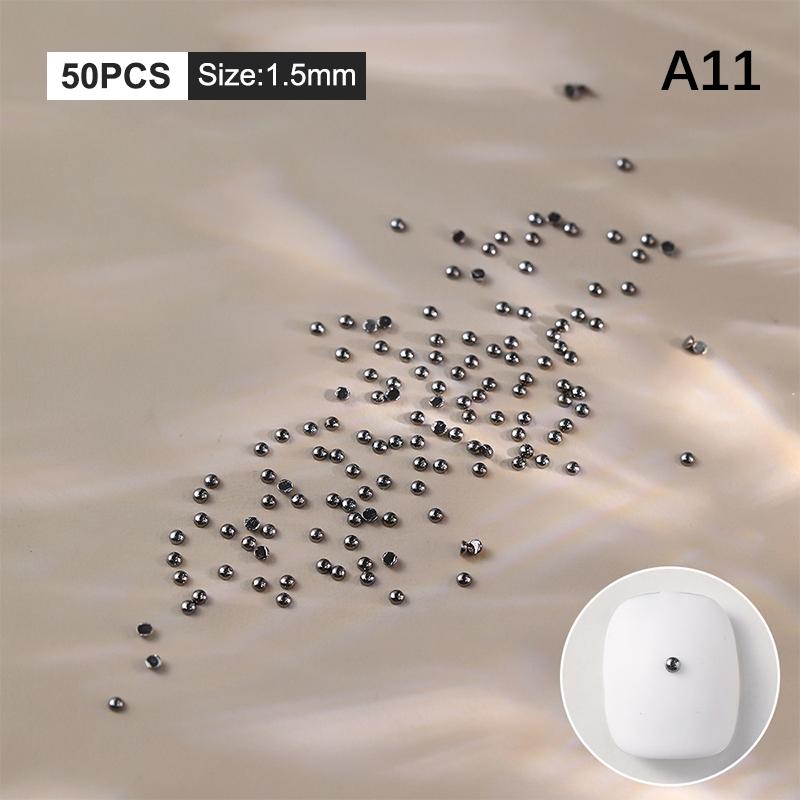 50 шт. мини-полукруглые бусины из нержавеющей стали в виде икры, украшения для ногтей, микрошарики, гель-лак, маникюрные принадлежности A11
50 шт. мини-полукруглые бусины из нержавеющей стали в виде икры, украшения для ногтей, микрошарики, гель-лак, маникюрные принадлежности A11