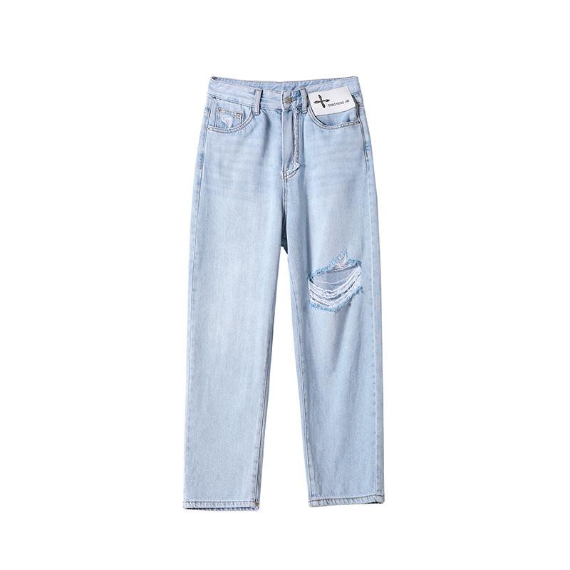 Ripped Dad Pants Summer Women s Jeans Lifting Hips To Make Slim Jeans Casual Trousers Harren Cotton Trousers Women XS
Ripped Dad Pants Summer Women s Jeans Lifting Hips To Make Slim Jeans Casual Trousers Harren Cotton Trousers Women XS