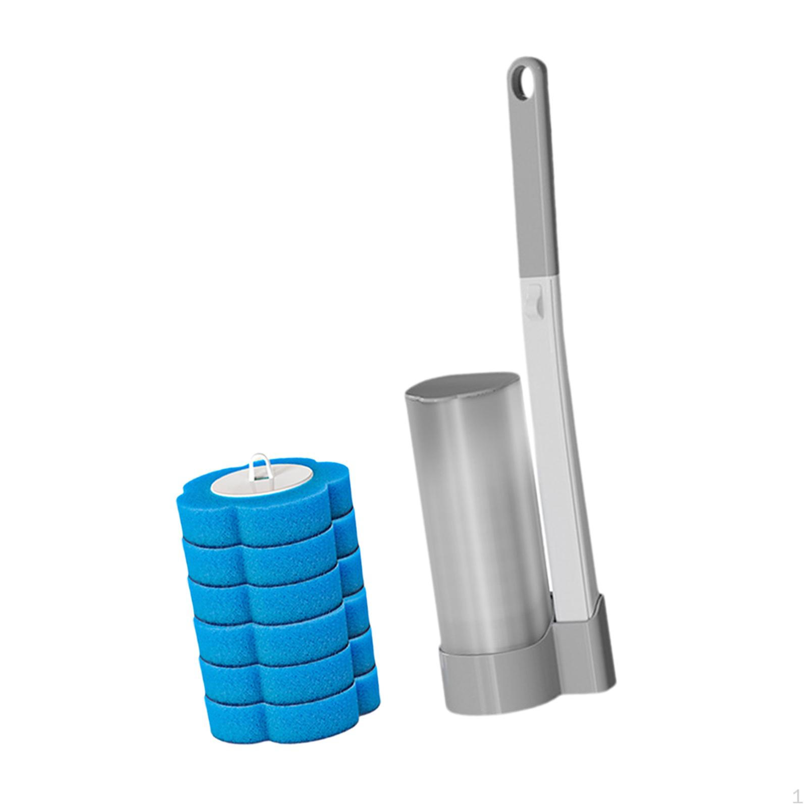 6 Pieces Single Use Toilet Brush Set Accessories Bowl Cleaning with Refills Long Handle PP сірий колір
6 Pieces Single Use Toilet Brush Set Accessories Bowl Cleaning with Refills Long Handle PP сірий колір