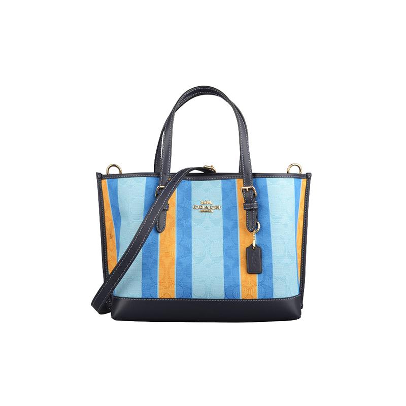 COACH Mollie Stripe Print Fabric Tote Shoulder Bag 25 Women s Blue and Yellow Color Blocking синій
COACH Mollie Stripe Print Fabric Tote Shoulder Bag 25 Women s Blue and Yellow Color Blocking синій