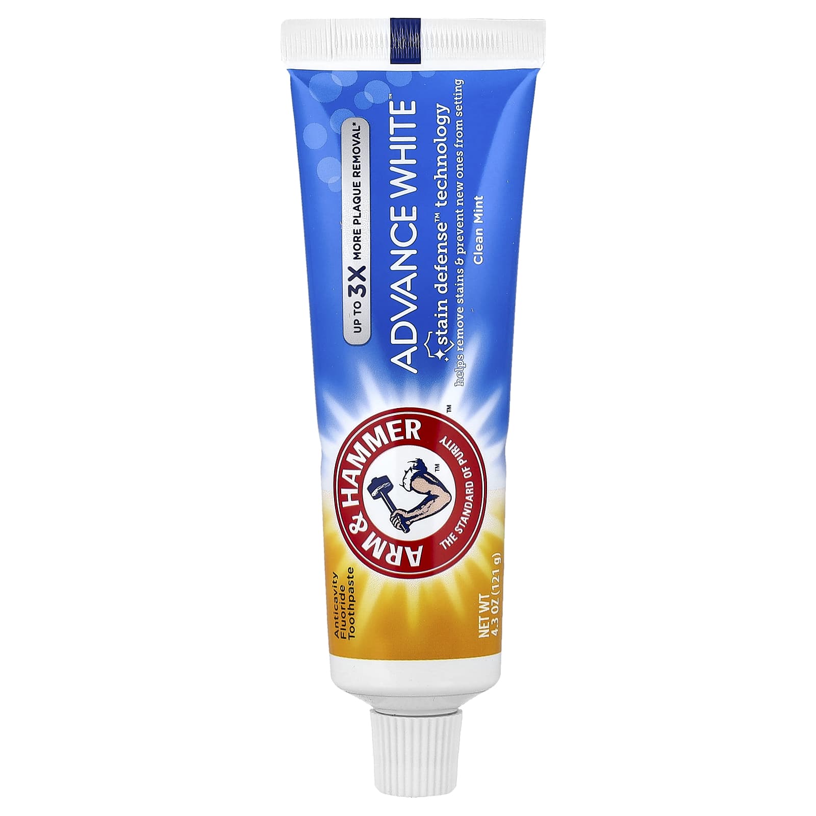 Arm & Hammer, Advancewhite, Cavity Prevention Fluoride Toothpaste, Clean Mint, 121G(4.3Oz)
Arm & Hammer, Advancewhite, Cavity Prevention Fluoride Toothpaste, Clean Mint, 121G(4.3Oz)