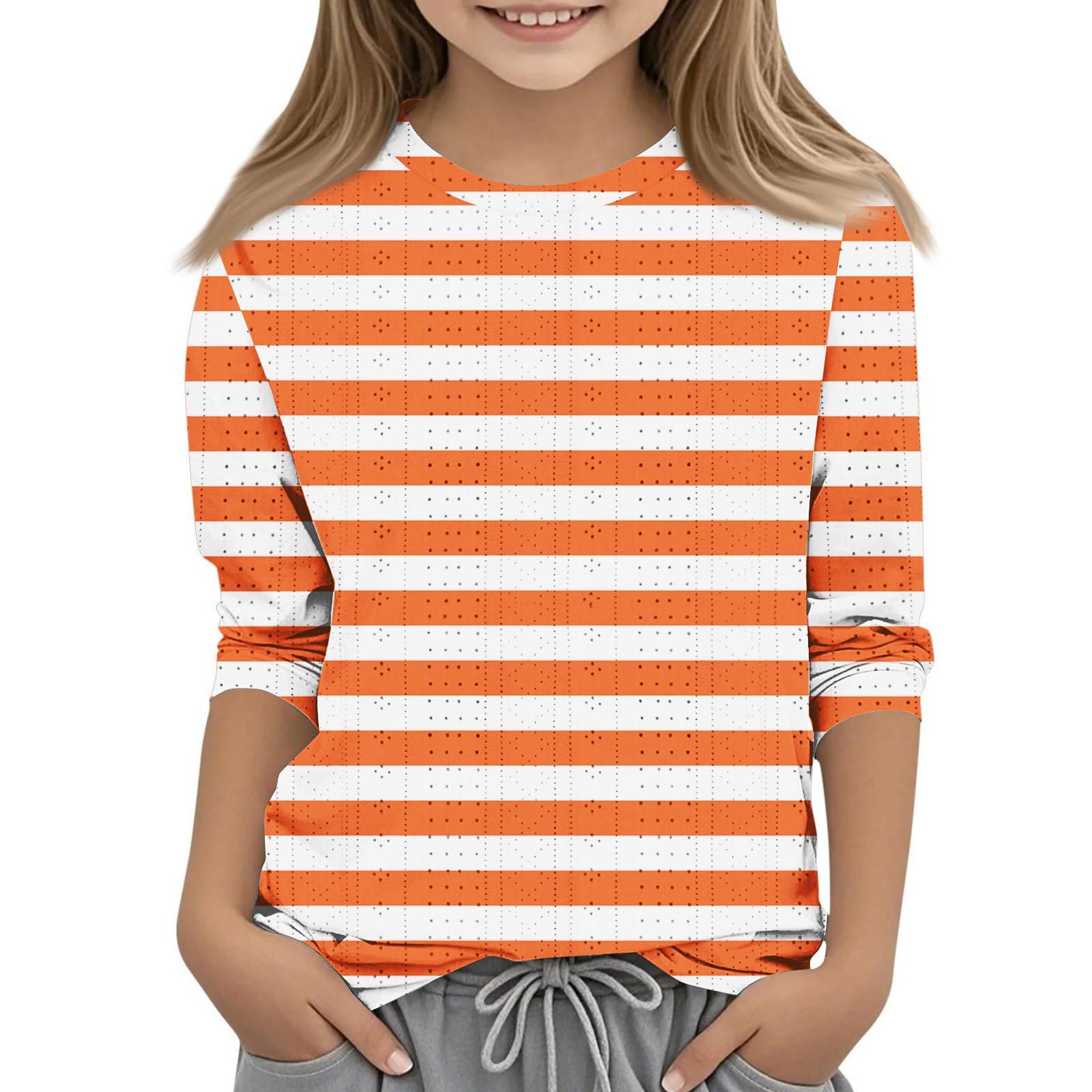 Топы с принтом для девочек 5-16 лет с круглым вырезом и рукавами 3/4 Футболки Модные топы Наряды Футболки 130 оранжевый
Топы с принтом для девочек 5-16 лет с круглым вырезом и рукавами 3/4 Футболки Модные топы Наряды Футболки 130 оранжевый