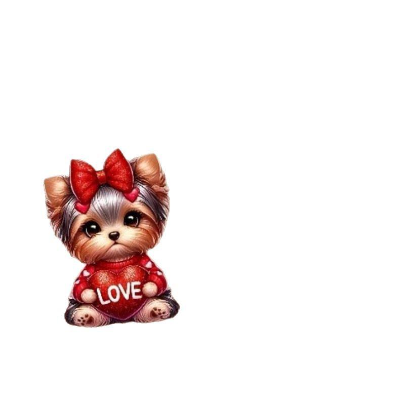 Flat Acrylic Puppy Cross Earrings for Women, Girls, and Teens
Flat Acrylic Puppy Cross Earrings for Women, Girls, and Teens