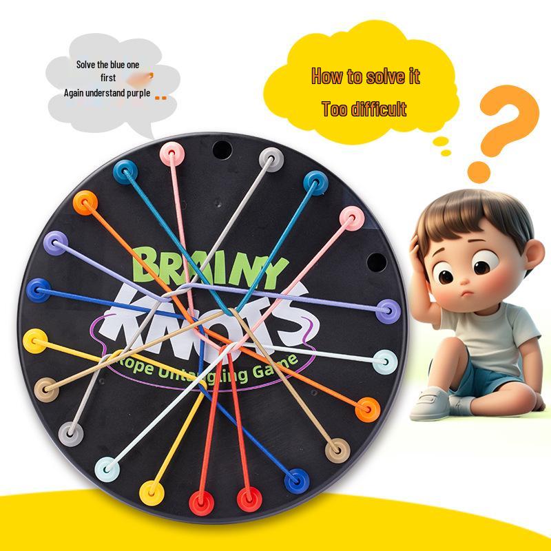 Cross-border Unknotting Challenge: Children s Educational Toys for Logical Thinking and Concentration - Table Games for Kindergarten
Cross-border Unknotting Challenge: Children s Educational Toys for Logical Thinking and Concentration - Table Games for Kindergarten