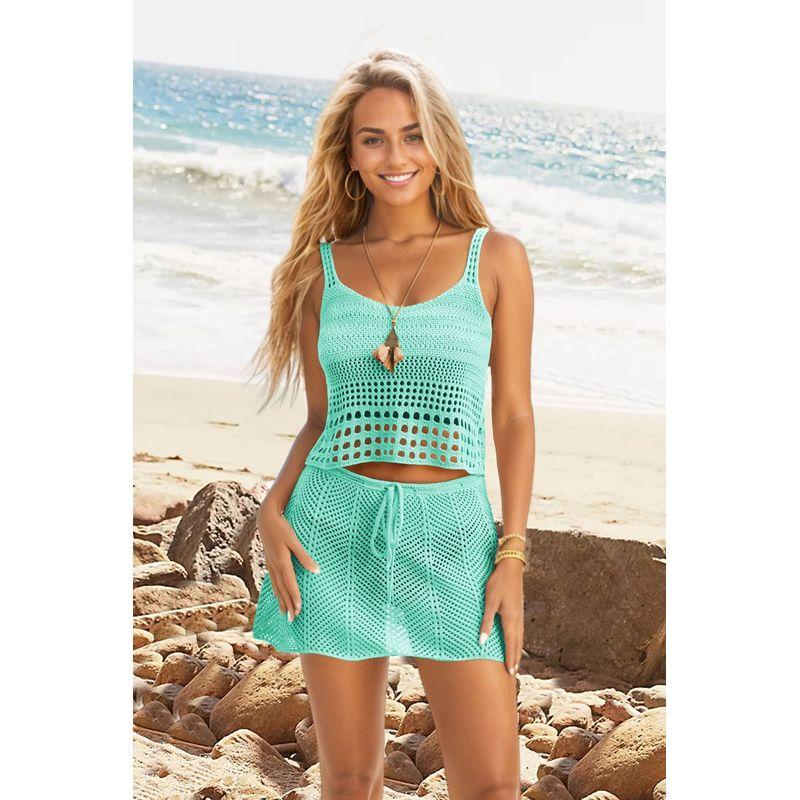 Knitted Suspension High Waisted Skirt Set Sling High Waist Skirt sets Lake Blue XL
Knitted Suspension High Waisted Skirt Set Sling High Waist Skirt sets Lake Blue XL