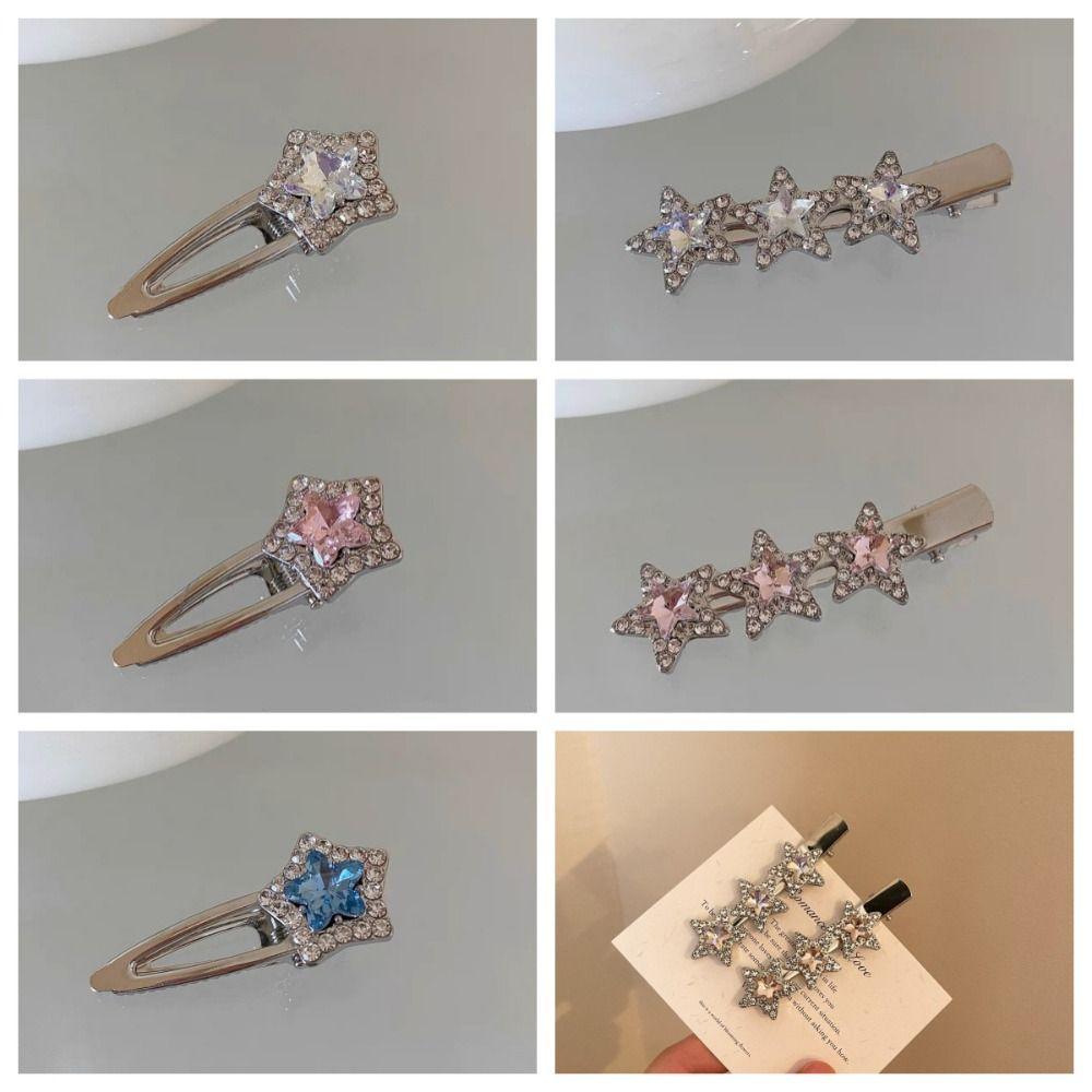 Harajuku Pentagram Shape hairpin Geometric Bling Barrettes Shiny Crystal Star Hair Clips Daily
Harajuku Pentagram Shape hairpin Geometric Bling Barrettes Shiny Crystal Star Hair Clips Daily