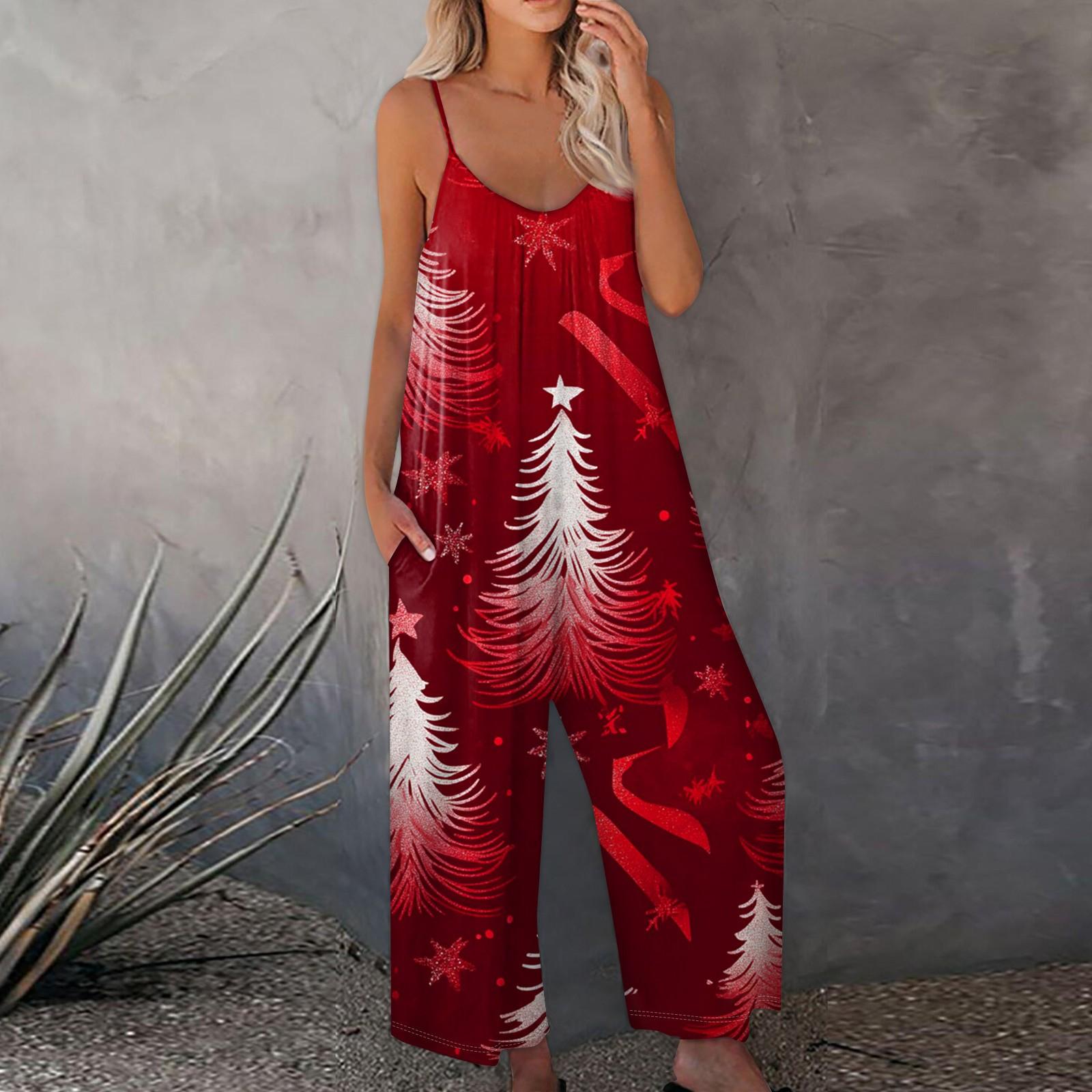 Женский комбинезон с принтом, повседневный свободный комбинезон с регулируемыми подтяжками S красный
Женский комбинезон с принтом, повседневный свободный комбинезон с регулируемыми подтяжками S красный