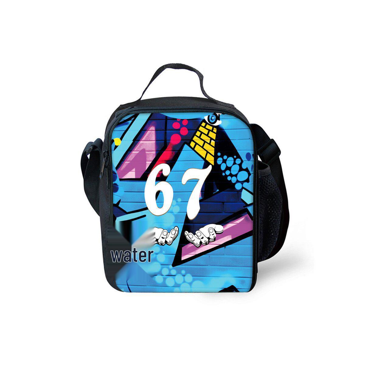 Number 67 DIY Full Print Lunch Bag for Office Workers, Primary School Students, and Children s Picnics Lunch Bag with Shoulder Strap
Number 67 DIY Full Print Lunch Bag for Office Workers, Primary School Students, and Children s Picnics Lunch Bag with Shoulder Strap