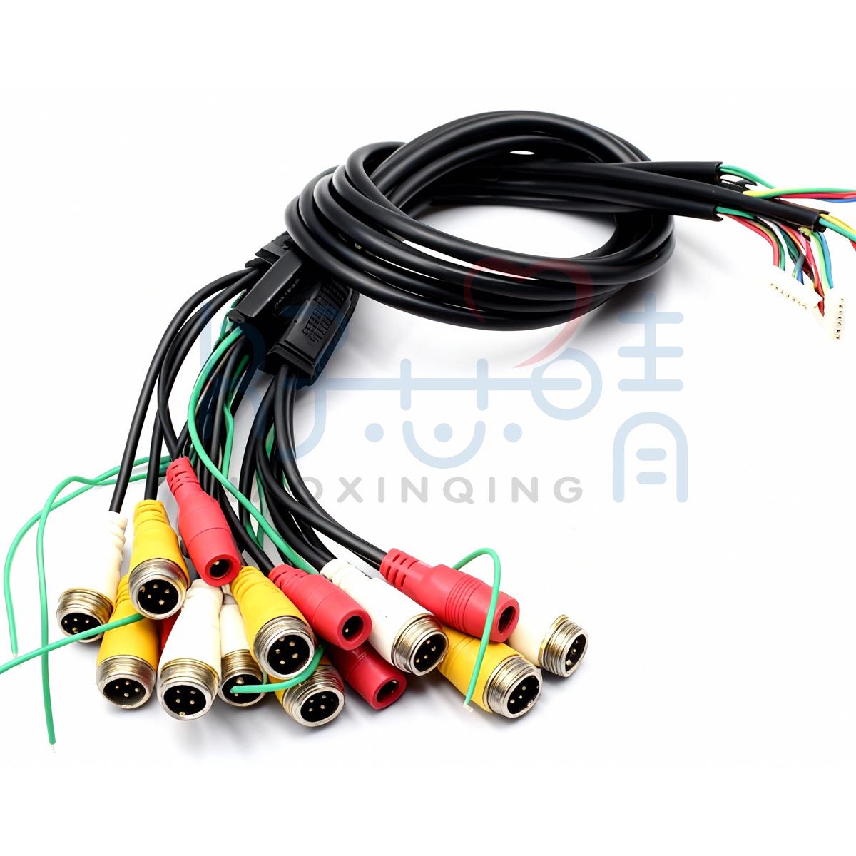 7-inch Monitor Power Cord with Aviation and DC Connectors, 0.6m HD Display Driver Board Cable
7-inch Monitor Power Cord with Aviation and DC Connectors, 0.6m HD Display Driver Board Cable