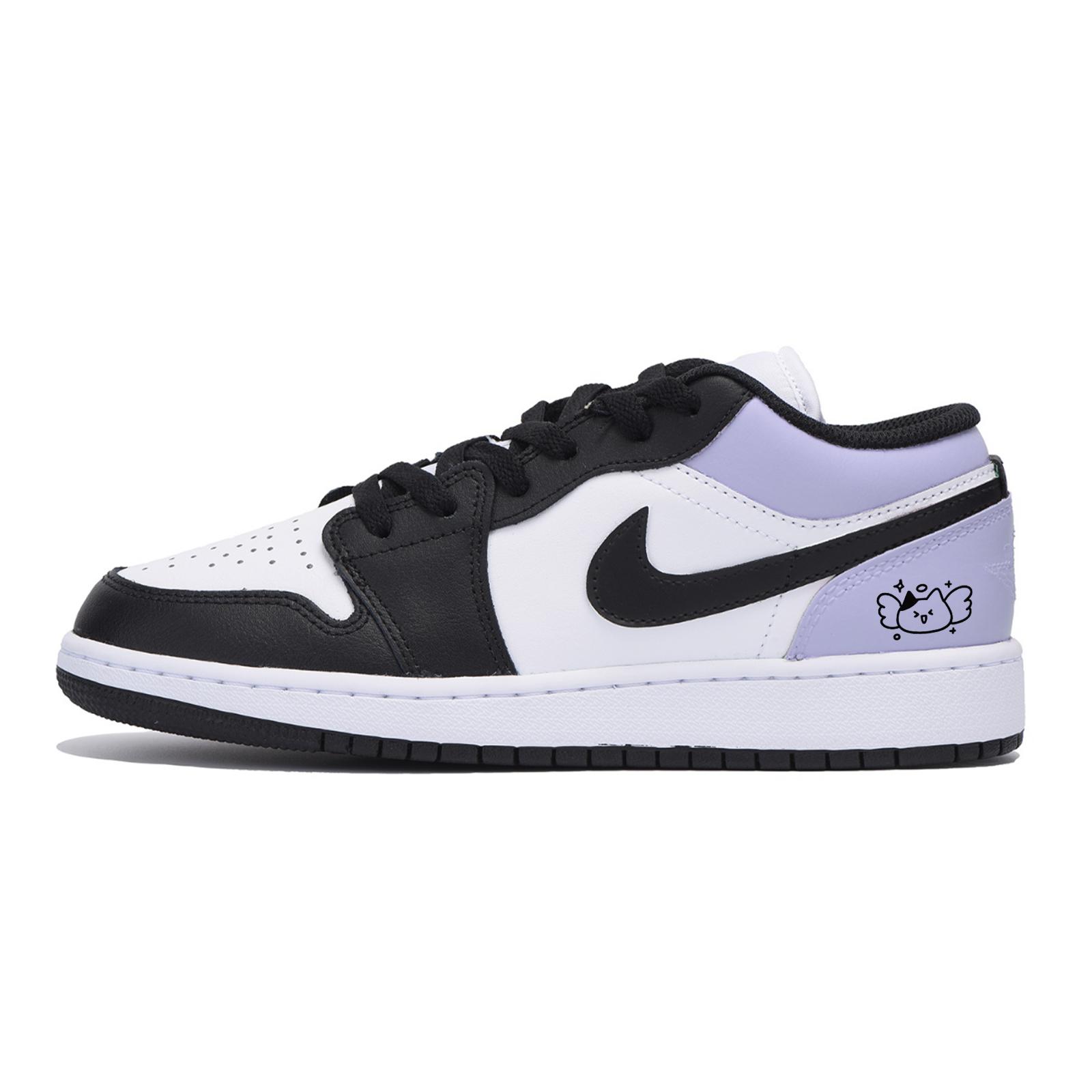Jordan Air Jordan 1 Puppy Fragment Anti-Slip Wear-Resistant Low-Top Vintage Basketball Shoes Men s Black Purple 553558-131(Team85-) 44
Jordan Air Jordan 1 Puppy Fragment Anti-Slip Wear-Resistant Low-Top Vintage Basketball Shoes Men s Black Purple 553558-131(Team85-) 44
