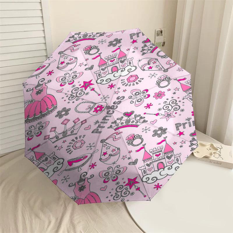 1PC Princess Prince Umbrella-8-Rib Reinforced Portable Folding Travel Suitable for All Seasons Outdoor Daily Use -J0351
1PC Princess Prince Umbrella-8-Rib Reinforced Portable Folding Travel Suitable for All Seasons Outdoor Daily Use -J0351