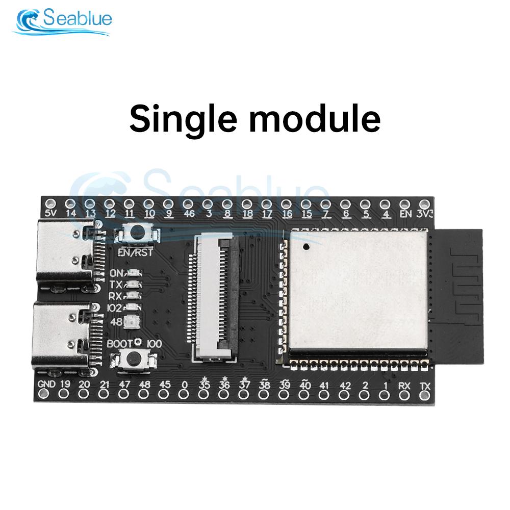 ESP32-S3 Development Board With OV2640/OV5640/OV3660 Camera Low Power Wi-Fi Bluetooth Module Dual Type-C for IoT Projects
ESP32-S3 Development Board With OV2640/OV5640/OV3660 Camera Low Power Wi-Fi Bluetooth Module Dual Type-C for IoT Projects