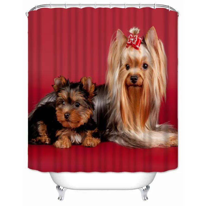 Lovely Yorkshire Terrier Shower Curtain Waterproof Bathroom Polyester Fabric Cute Dog Bathroom Curtain Home Decor With 12 Hooks W60H190(CM)-1 Pcs
Lovely Yorkshire Terrier Shower Curtain Waterproof Bathroom Polyester Fabric Cute Dog Bathroom Curtain Home Decor With 12 Hooks W60H190(CM)-1 Pcs