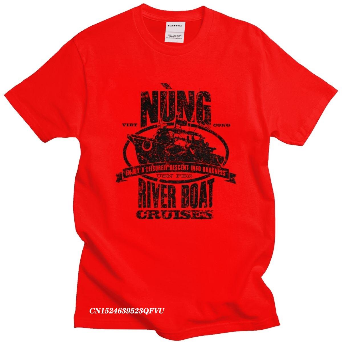 Vintage Nung River Boat Cruises Men Cotton TShirt Round Neck Camisas Mend Vietnam War Tee Veteran Tshirt Clothing Gift S
Vintage Nung River Boat Cruises Men Cotton TShirt Round Neck Camisas Mend Vietnam War Tee Veteran Tshirt Clothing Gift S