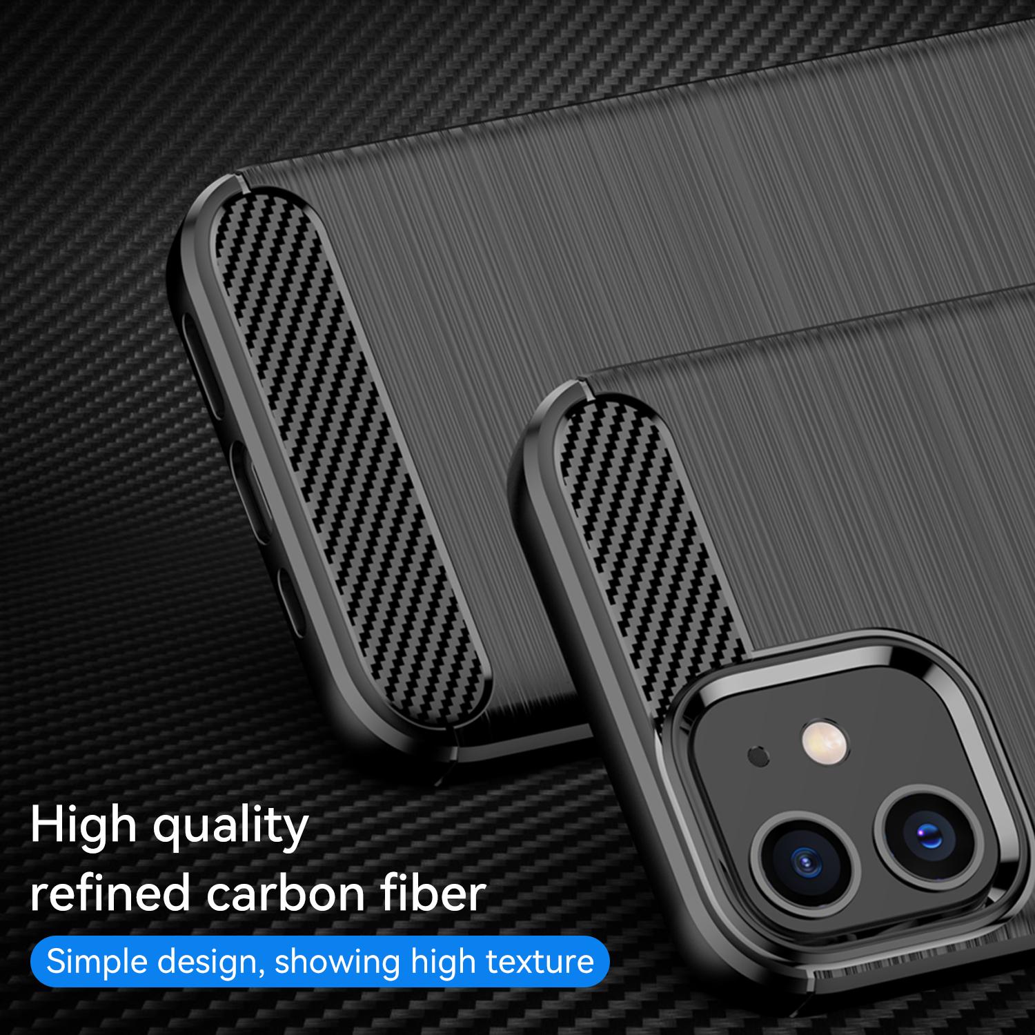 1.8mm Carbon Fiber Brushed Texture Anti-fall Protection Back Case Flexible TPU Cover for iPhone 12/12 Pro 6.1 inch Red
1.8mm Carbon Fiber Brushed Texture Anti-fall Protection Back Case Flexible TPU Cover for iPhone 12/12 Pro 6.1 inch Red