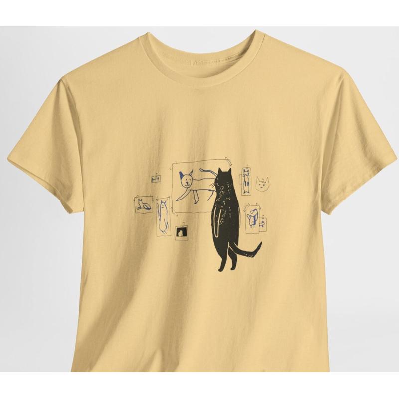 Cute Cat Illustration T Shirt Unisex Heavy Cotton Tee 5XL різнокольоровий
Cute Cat Illustration T Shirt Unisex Heavy Cotton Tee 5XL різнокольоровий