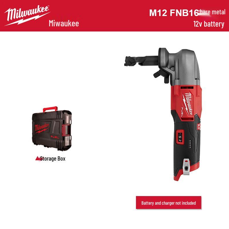 Milwaukee M12 FNB16 12V Акумуляторний пробійник-ножиці для сталевих листів Штепсель CN (адаптер в комплекті)
Milwaukee M12 FNB16 12V Акумуляторний пробійник-ножиці для сталевих листів Штепсель CN (адаптер в комплекті)