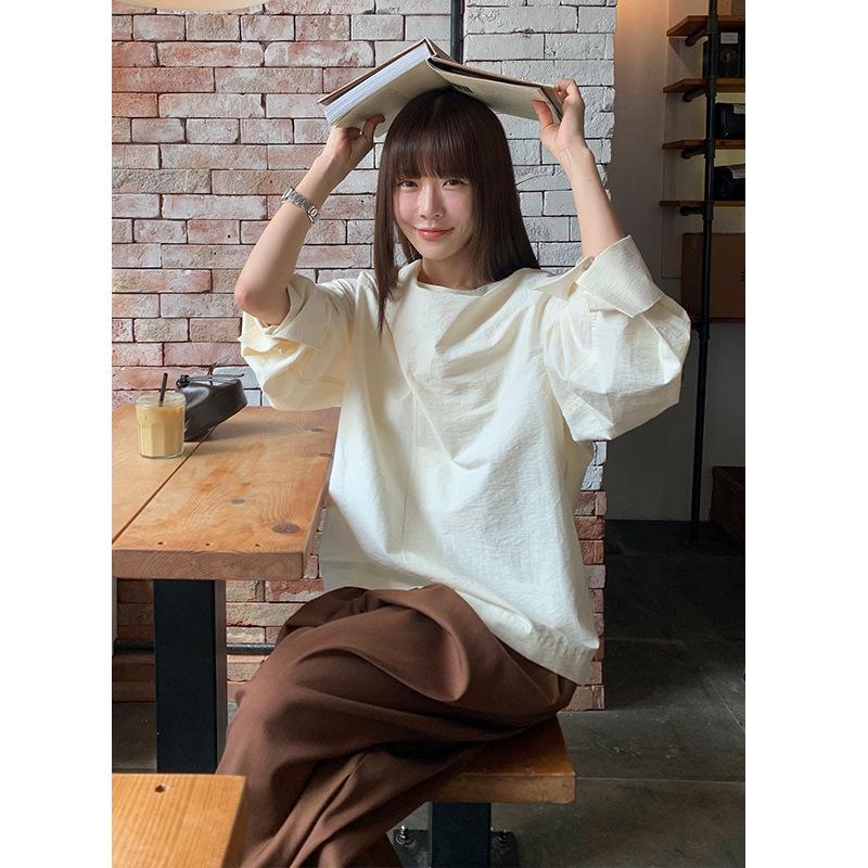 Quality Style 2025: Spring Casual Japanese & Korean Cotton Pullover, Cowl Neck, Loose-Fit Women s Shirt One Size темно-синього кольору
Quality Style 2025: Spring Casual Japanese & Korean Cotton Pullover, Cowl Neck, Loose-Fit Women s Shirt One Size темно-синього кольору