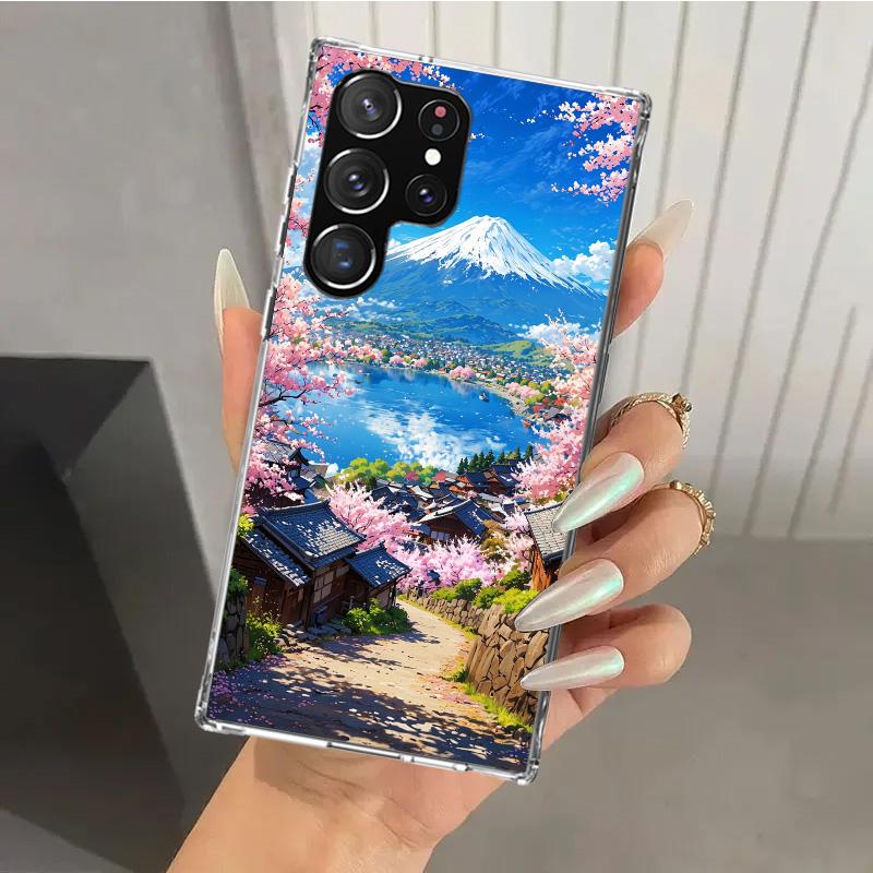 Japanese Cherry Mount Fuji Phone Case for Samsung Galaxy S26 S24 S23 Ultra S25 Edge S22 S21 Plus S20 FE + Soft Print Shell Funda Samsung S20 Plus
Japanese Cherry Mount Fuji Phone Case for Samsung Galaxy S26 S24 S23 Ultra S25 Edge S22 S21 Plus S20 FE + Soft Print Shell Funda Samsung S20 Plus