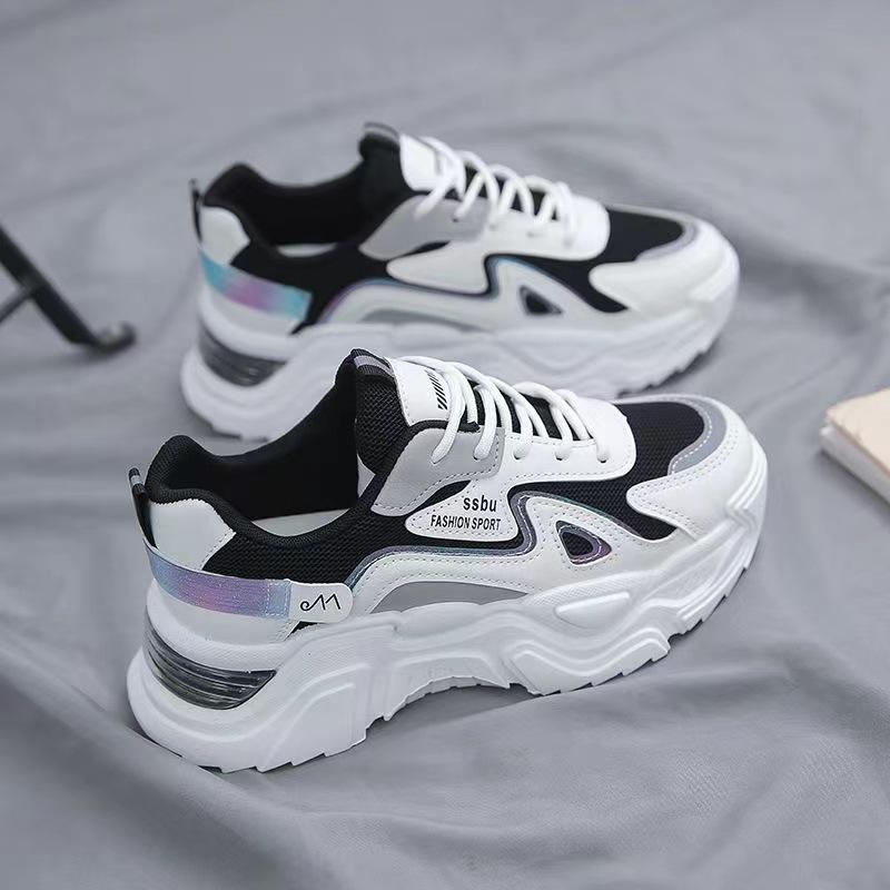 Spring and summer dad shoes trendy lace-up platform sports and leisure women s shoes 40
Spring and summer dad shoes trendy lace-up platform sports and leisure women s shoes 40