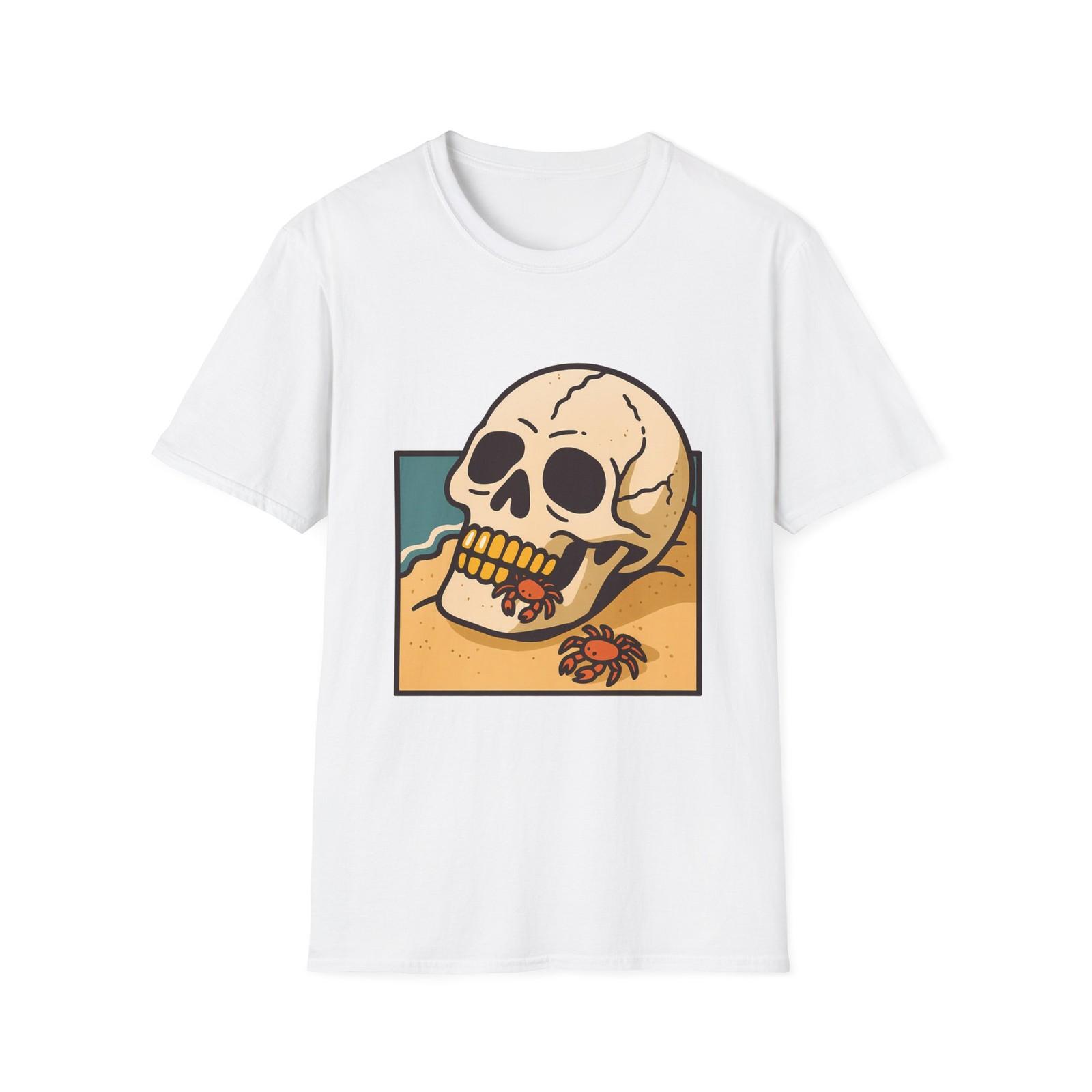 Unisex Softstyle T-Shirt Skull Beach Crabs Gold Teeth Ocean 5XL різнокольоровий
Unisex Softstyle T-Shirt Skull Beach Crabs Gold Teeth Ocean 5XL різнокольоровий