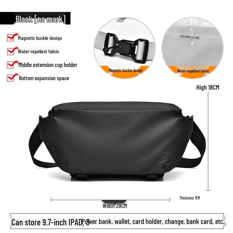 Men s Trendy Fashion Crossbody Bag for Outdoor Sports, Travel, and Business - Large Capacity Chest Bag
Men s Trendy Fashion Crossbody Bag for Outdoor Sports, Travel, and Business - Large Capacity Chest Bag