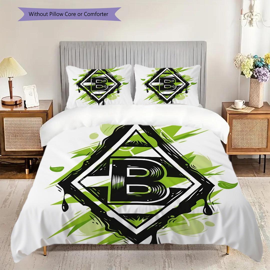 Borussia Pattern Bedding Quilt Set Quilt Cover Pillowcase Home Decoration Birthday Gift (1 * duvet cover + 2 * pillowcase, without core) 135x200cm
Borussia Pattern Bedding Quilt Set Quilt Cover Pillowcase Home Decoration Birthday Gift (1 * duvet cover + 2 * pillowcase, without core) 135x200cm