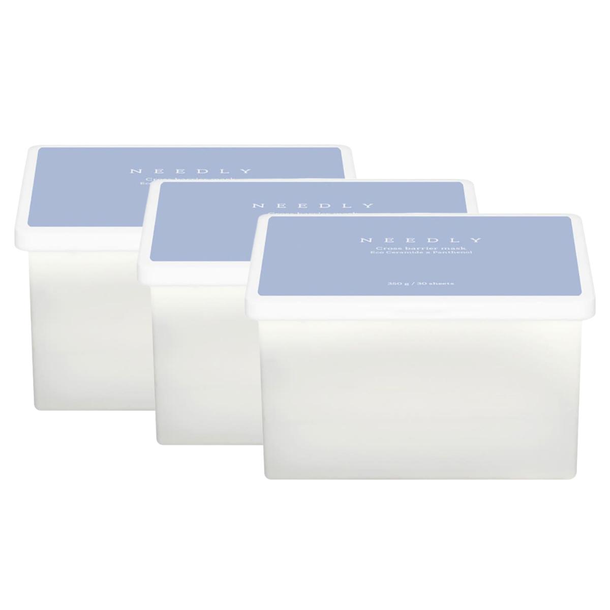 NEEDLY Crossbarrier Mask Deep Hydration & Skin Barrier Recovery 30 Sheets (350g) Triple Pack
NEEDLY Crossbarrier Mask Deep Hydration & Skin Barrier Recovery 30 Sheets (350g) Triple Pack