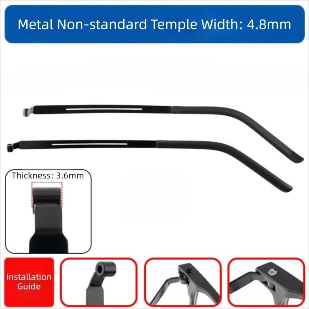 Anti-Slip Replacement Leg Metal Spectacle Frame Durable Glasses Arm Eyewear Accessories чорний
Anti-Slip Replacement Leg Metal Spectacle Frame Durable Glasses Arm Eyewear Accessories чорний