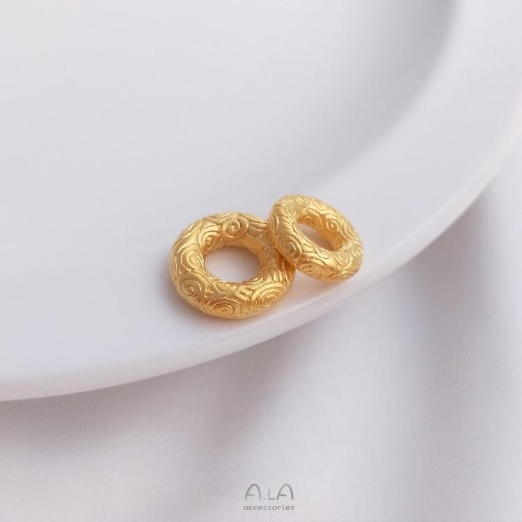 Meander Pattern Sand Gold Qiankun Ring: Handmade, Strong Color Retention, DIY Woven Bracelet with Concentric Circles Small 12mm Gold Meander Ring 1pc
Meander Pattern Sand Gold Qiankun Ring: Handmade, Strong Color Retention, DIY Woven Bracelet with Concentric Circles Small 12mm Gold Meander Ring 1pc