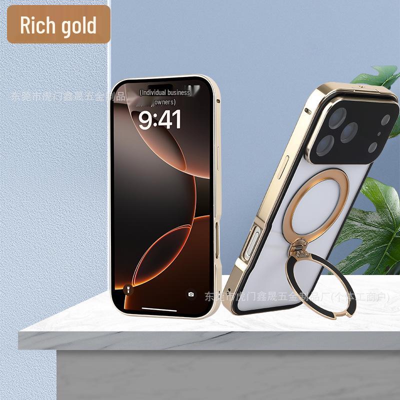 Compatible with Apple 17 Pro Max: Rotating Snap Button Rear, Full Metal Coverage iPhone 16 Protective Case Custom Logo
Compatible with Apple 17 Pro Max: Rotating Snap Button Rear, Full Metal Coverage iPhone 16 Protective Case Custom Logo