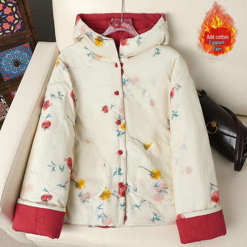 2025 Winter Women s Chinese Style Hooded Cotton Jacket - Printed, Double-Sided, Thickened Coat. M (100-130 kg) красный
2025 Winter Women s Chinese Style Hooded Cotton Jacket - Printed, Double-Sided, Thickened Coat. M (100-130 kg) красный