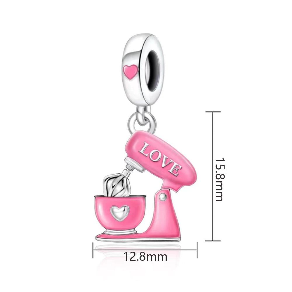 S925 Silver Pink Love Blender Beaded Bracelet DIY Creative Pendant Jewelry Making Supplies
S925 Silver Pink Love Blender Beaded Bracelet DIY Creative Pendant Jewelry Making Supplies