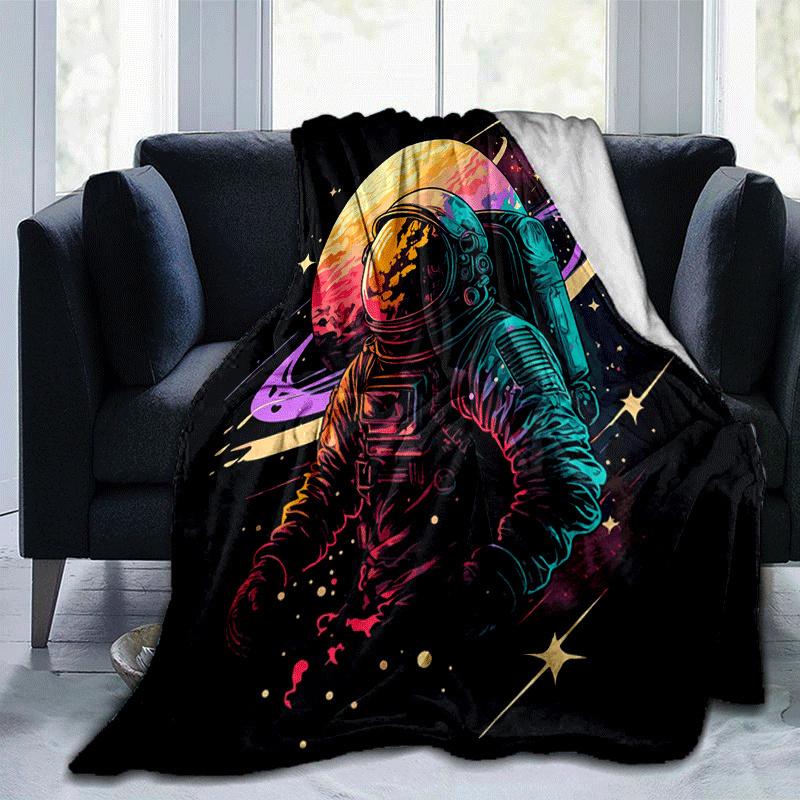 1pc Aastronaut Printing Lightweight Flannel Blanket, Comfortable and Warm Blanket, for Camping Sofa Bed and Couch Office, Gift 100x150cm
1pc Aastronaut Printing Lightweight Flannel Blanket, Comfortable and Warm Blanket, for Camping Sofa Bed and Couch Office, Gift 100x150cm
