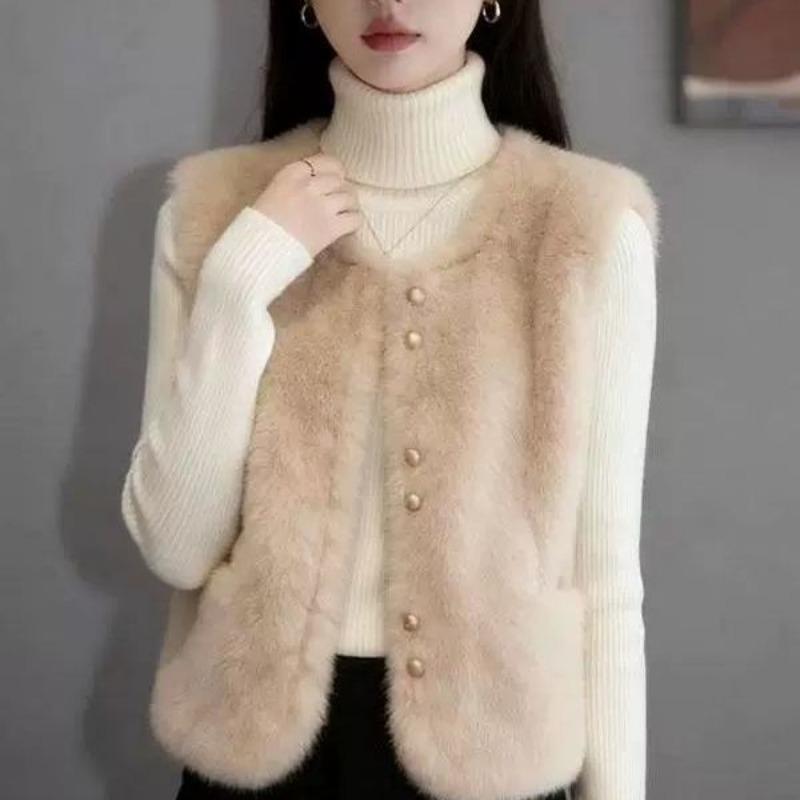 Retro High-end Vest Outer Vest for Women Korean Autumn and Winter New Style Cotton Thickened Warm Jacket L бежевий
Retro High-end Vest Outer Vest for Women Korean Autumn and Winter New Style Cotton Thickened Warm Jacket L бежевий